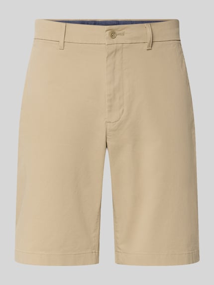 Tommy Hilfiger Bermudy o kroju regular fit z mieszanki bawełny Beżowy 2