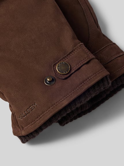Hestra Handschoenen van echt leer model 'Bergvik' Lichtbruin - 2