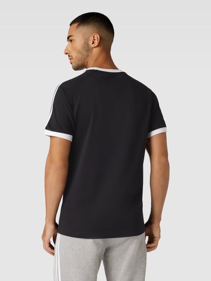 adidas Originals T-shirt met labelstitching Zwart - 5