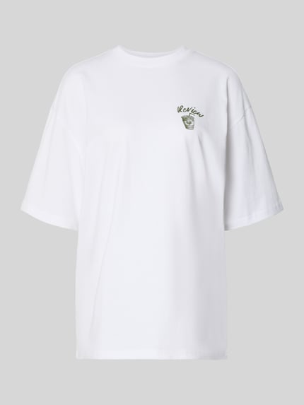 Oversized T-Shirt mit Statement-Print Shop The Look MANNEQUINE