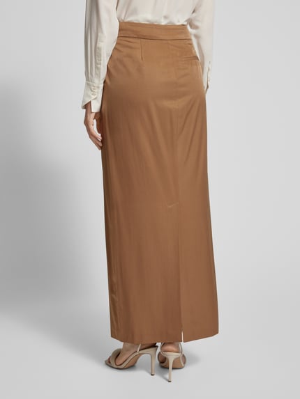 Christian Berg Woman Selection Maxirok met deelnaad Lichtbruin - 5