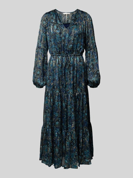 Apricot Midikleid mit Allover-Paisley-Print Tuerkis 2