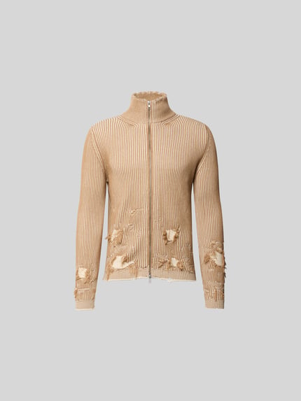 kurtka o kroju slim fit w efekcie znoszenia Shop The Look MANNEQUINE