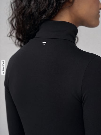 Weekend Max Mara bluzka z długim rękawem o kroju slim fit z mieszanka wiskozy model 'MULTIF' Czarny 3