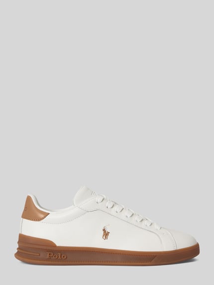 Polo Ralph Lauren Sneaker aus echtem Leder Weiss 2