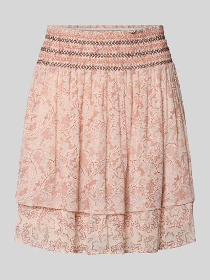 BOSS Orange Ausgestellter Mini-Rock mit Allover-Muster Modell 'C_VESIANA' Rose 2