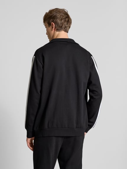 adidas Sportswear Krój regular fit Dzianina dresowa-Garnitur z Mieszanka bawełny Czarny 5