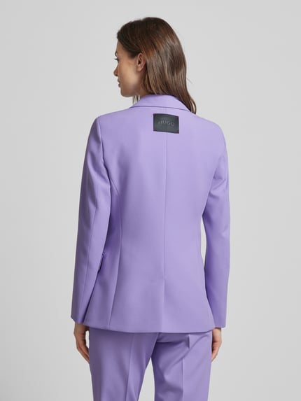 HUGO Regular fit blazer met knoopsluiting, model 'ATANA-2' Lila - 5