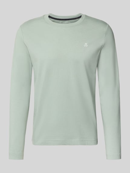 Marc O'Polo Shaped Fit Langarmshirt aus reiner Baumwolle Mint 2