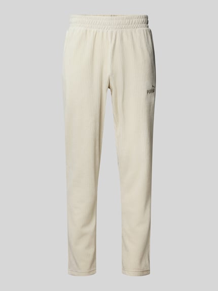 PUMA Performance Cordhose mit elastischem Bund Offwhite 2