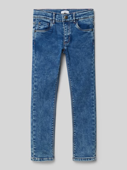 NAME IT Slim fit jeans in 5-pocketmodel, model 'SALLI' Blauw - 1