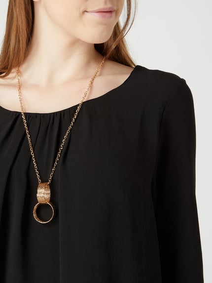 Apricot Blusenshirt im Double-Layer-Look Black 3