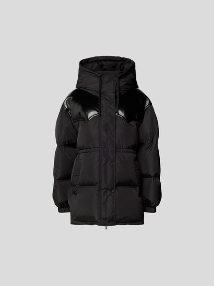Stand Studio Daunenjacke mit Eingrifftaschen Black 2