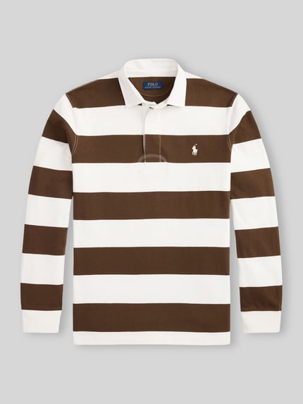 Polo Ralph Lauren Regular Fit Sweatshirt aus reiner Baumwolle Mittelbraun 2