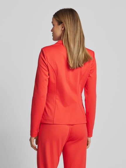 ICHI Slim fit blazer met paspelzakken, model 'KATE' Rood - 5