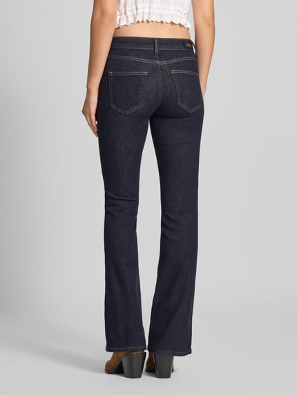 ONLY Jeansy bootcut z mieszanki bawełny Model „BLUSH” Ciemnoniebieski 5