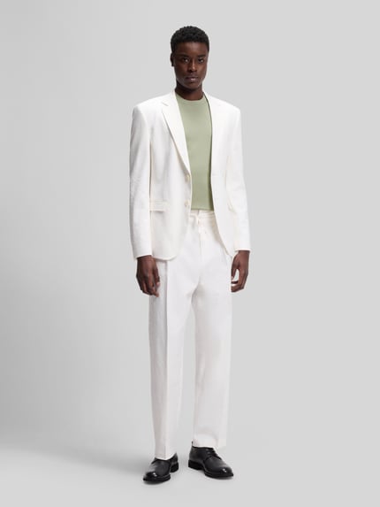 HUGO Sweter o kroju slim fit z drobnego splotu Miętowy 1