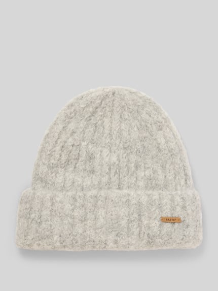 Barts Muts met alpaca, model 'Lillyana' Lichtgrijs - 1