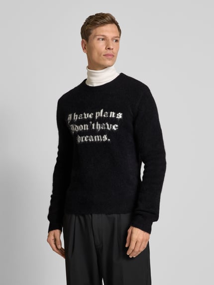 The Kooples Strickpullover aus Alpaka-Mix mit Rundhalsausschnitt Black 4