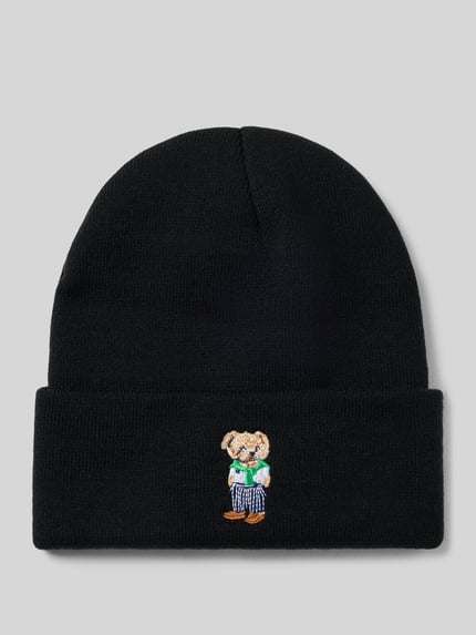 CHILL PILL Muts in tricotlook model 'BEAR' Zwart - 1