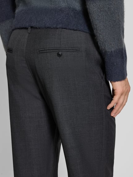 Wood Wood Hose aus Woll-Mix mit Gesäßtaschen Modell 'Henry trousers' Mittelgrau 3