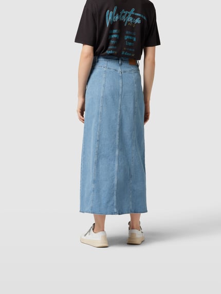 BAUM & PFERDGARTEN jeansrok met knoopsluiting Jeansblauw - 5