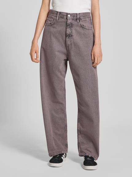 Carhartt Work In Progress Relaxed Fit Jeans aus reiner Baumwolle Modell 'Brandon' Rosa 4
