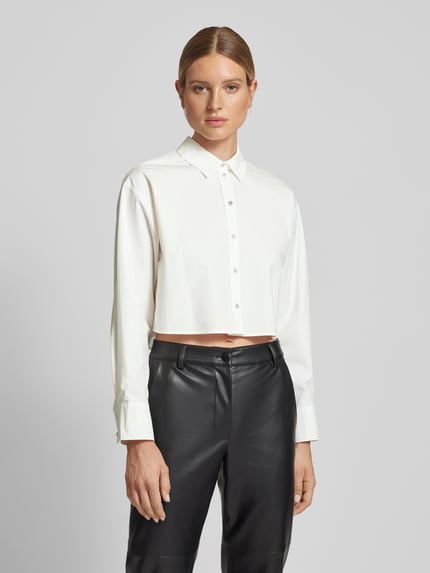 Constantly K X P&C* Regular Fit Hemdbluse mit Manschetten Weiss 4