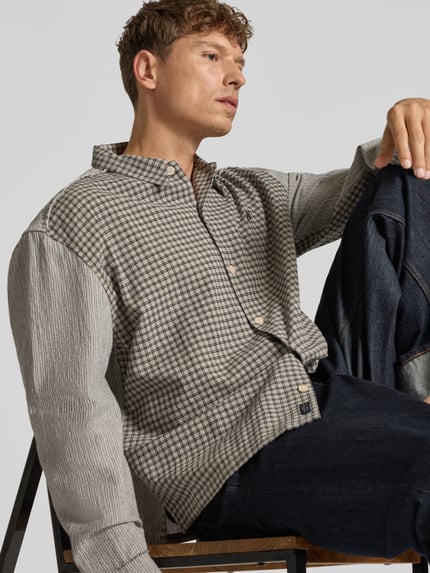 AllSaints Regular Fit Freizeithemd mit Kentkragen Offwhite 3