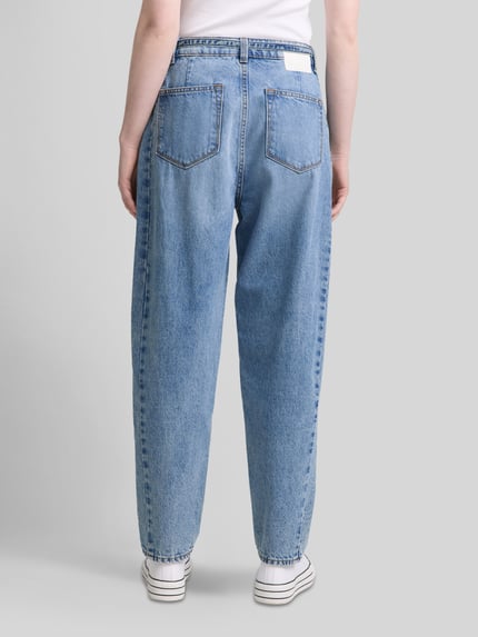 Tom Tailor Denim Jeansy Barrel z czystej bawełny model 'ADEA' Jeansowy niebieski melanż 5
