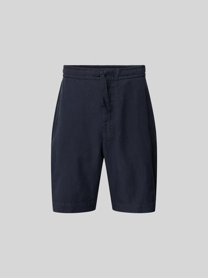Officine Générale Chinoshorts mit elastischem Bund Marine 2
