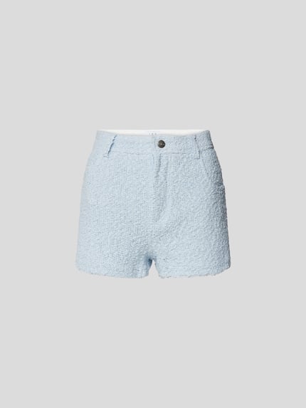 Iro Shorts in Bouclé-Optik Hellblau 2