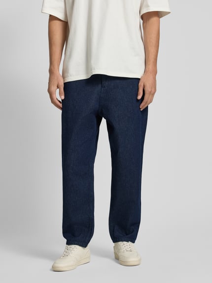 Marc O'Polo DENIM Relaxed fit jeans van katoenmix, model 'ISAK' Donkerblauw - 4