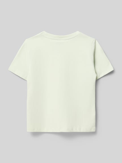 Productfoto, Regular Fit T-Shirt uit puur katoen model 'BEATE' van Only, effen, ronde hals, korte mouwen, jerseystructuur, kinder-T-shirt
