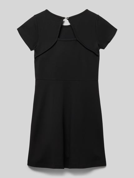 Calvin Klein Jeans Ausgestelltes Freizeitkleid aus Viskose-Mix Modell 'PUNTO SS' Black 3