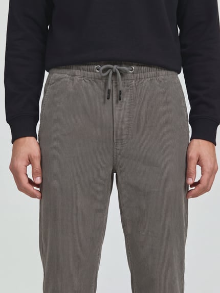 ONLY & SONS Schmale Hose mit Cordstruktur Hellgruen 3