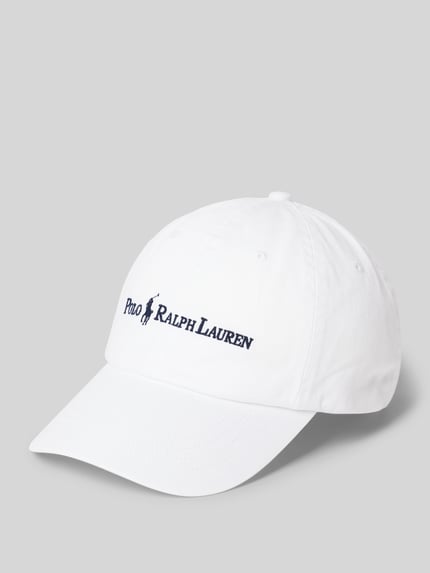 Polo Ralph Lauren Czapka z daszkiem z wyhaftowanym logo Biały 1