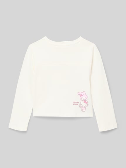 MANGO Longsleeve mit Motiv-Print Offwhite 3
