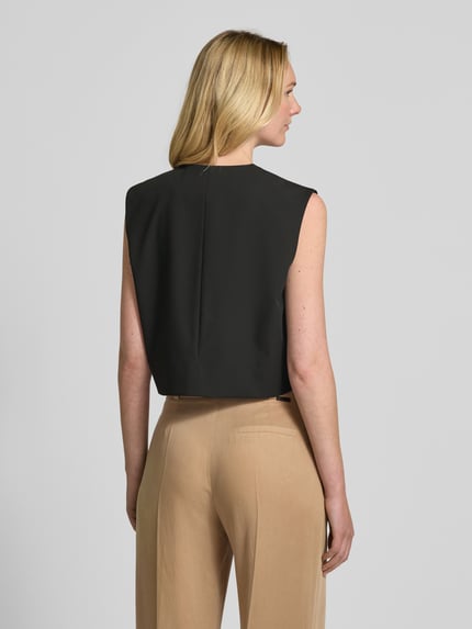 Jake*s Collection Weste mit Kappärmeln Black 5