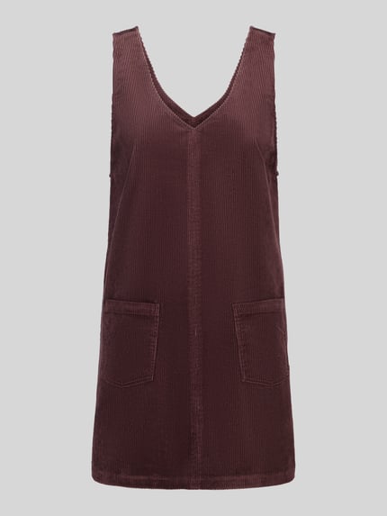 Marc O'Polo DENIM Minikleid aus Baumwoll-Mix Dunkelbraun 2