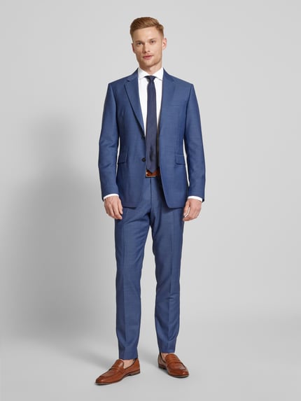 BOSS Slim fit zakelijk overhemd van fijn twill Wit - 1