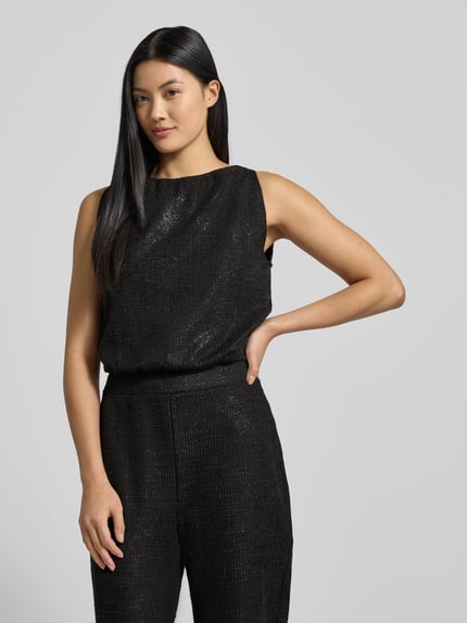 ICHI Regular fit jumpsuit met viscose, model 'Kate' Zwart - 3