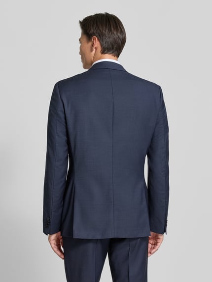 BOSS Slim Fit Sakko aus reiner Schurwolle 'H-Huge-S-251' Marine 5