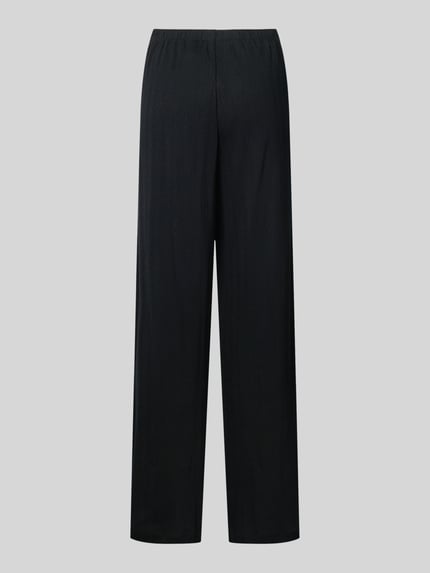 Jake*s Casual Regular Fit Pyjama-Hose in Pointelle-Optik Black 3