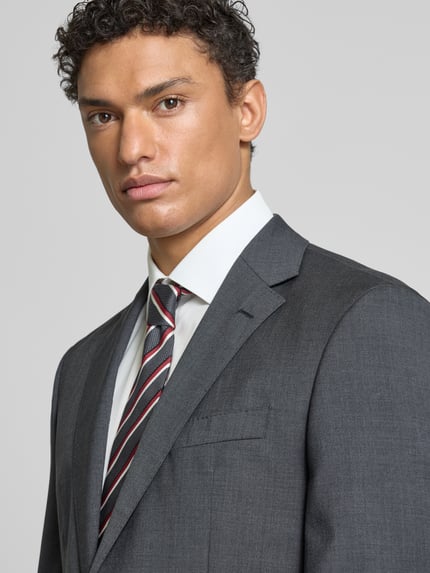 BOSS 2-knoops colbert met reverskraag, model 'Jeckson' Antraciet - 3