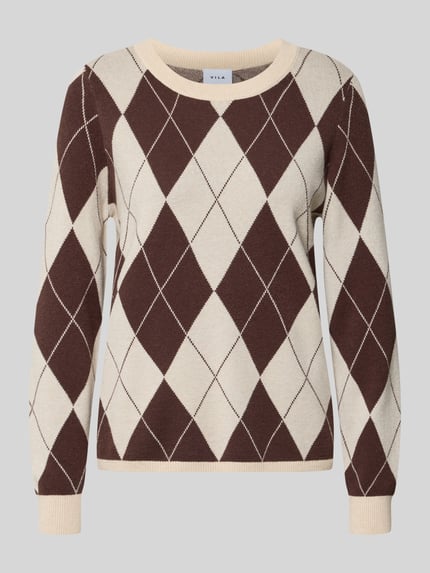 Strickpullover aus Viskose-Mix Modell 'TIF' Shop The Look MANNEQUINE