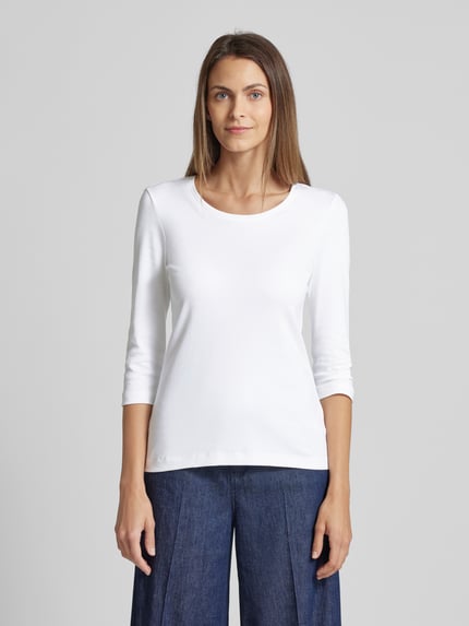 Christian Berg Woman T-shirt met 3/4-mouwen in effen design Wit - 4