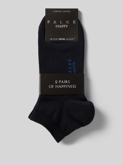 Produktfoto, Socken mit geripptem Abschluss im 2er-Pack von Falke für Herren aus Baumwoll-Mix mit Stretch-Anteil, körpernaher Schnitt.