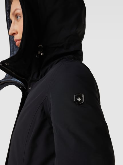 Wellensteyn Kurtka funkcyjna o kroju shaped fit z kapturem model ‘MELODY’ Ciemnoniebieski 3