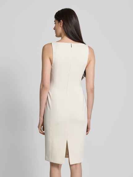 Lauren Ralph Lauren Knielange cocktailjurk, model 'Ladonya' Ecru - 5